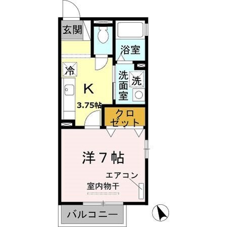 コーワ東町の物件間取画像